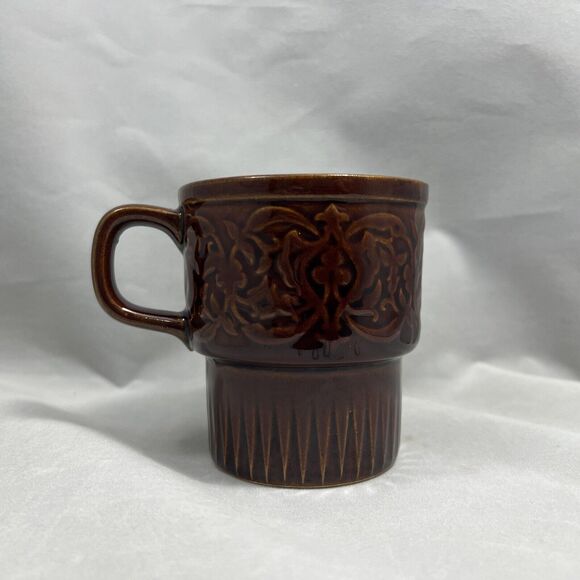 Vintage MCM Coffee Mug Stackable Ceramic Retro Replacement - Picture 3 of 9
